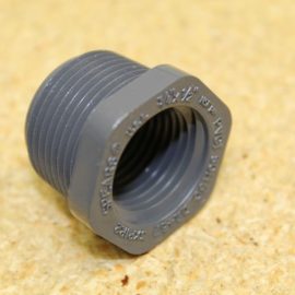 Fitting-3/4" X 1/2 " PVC Reducing Bushing MPT X FPT SCH 80