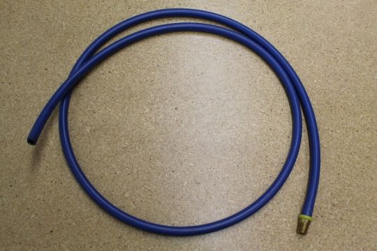 Hose-1/4" X 72"  Residual Drain Hose (Blue)