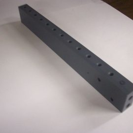 12 Port PVC Manifold w/ Nylon Hose Barb Fittings