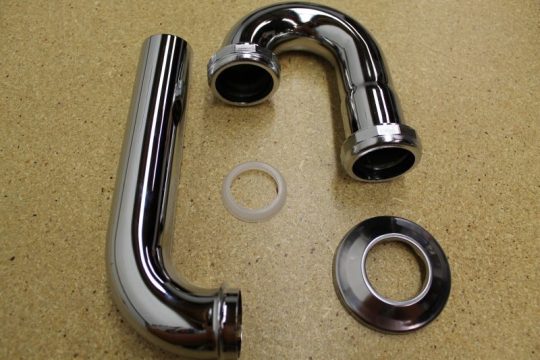1 1/2 17GA. Chrome P-Trap L/C