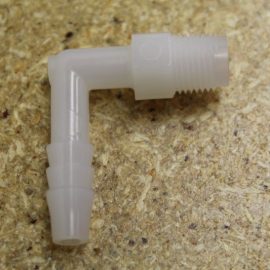Fitting-1/4" Hose Barb X 1/8" MPT Nylon Elbow
