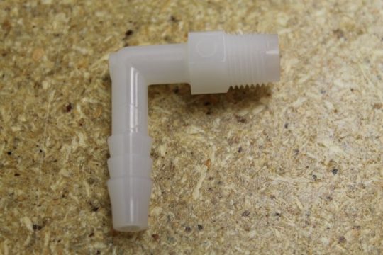 Fitting-1/4" Hose Barb X 1/8" MPT Nylon Elbow