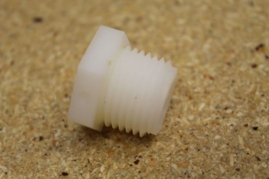Fitting-1/2" Nylon Hex Head Plug