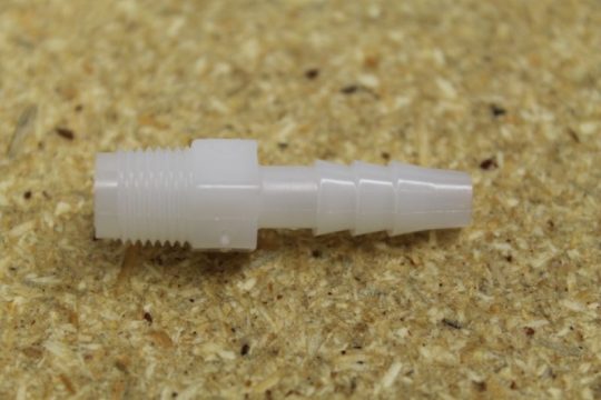 1/4" Nylon Hose Barb X 1/8" MPT Fitting