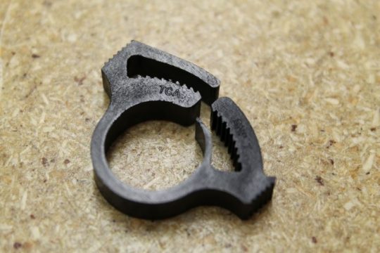 #7 Black Plastic Hose Clamp (Packed Bags of 6)