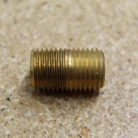 Fitting-1/4" Brass Close Nipple