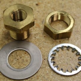 Fitting-1/4" Residual Drain Anchor (Brass)