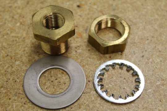 Fitting-1/4" Residual Drain Anchor (Brass)