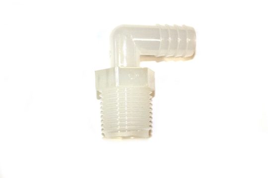 Fitting-1/2" Barb X 1/2" MPT  Elbow (Nylon)