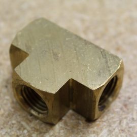 Fitting-1/4" FPT Brass Tee