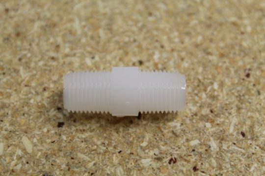 Fitting-1/8" Nylon Close Center with Hex