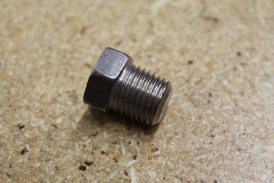 Fitting-1/4"S/S  Hex Head Plug