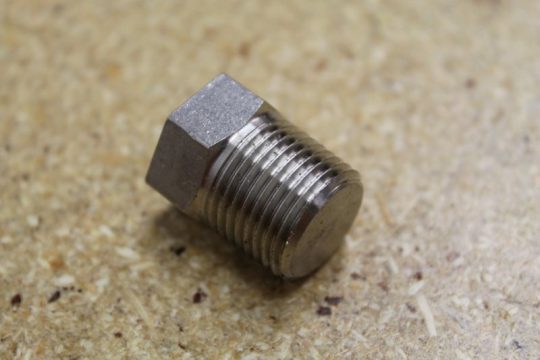 Fitting-3/8" S/S Hex Head Plug