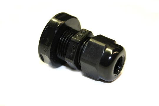 3/8" Black Nylon Strain Relief