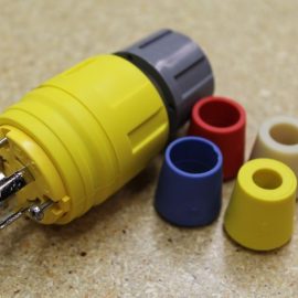 Water Tight Connector Male 15A/125V  (Actuator)