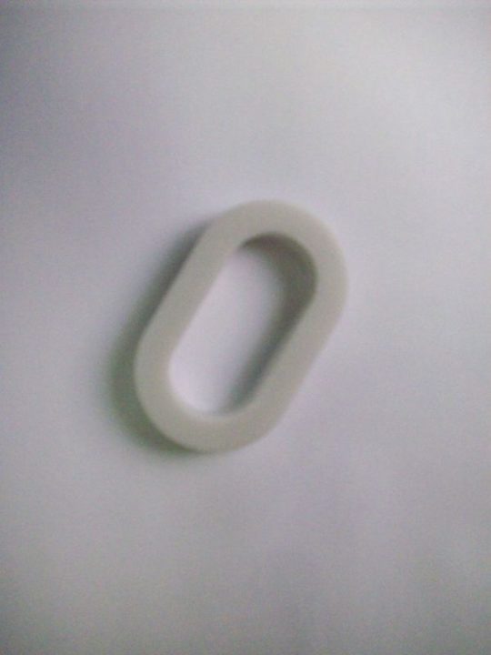 Acrylic Standard Trim Ring (Cutout Bezel) 1 3/4" I.D X 1" I.D