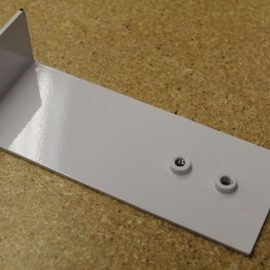 Sm. Actuator Support BK 2.5 X 1.75 X 6.44 W/ Slot -(Silver)