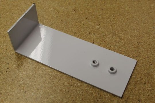 Sm. Actuator Support BK 2.5 X 1.75 X 6.44 W/ Slot -(Silver)