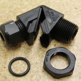 3/8"- 90° Strain Relief