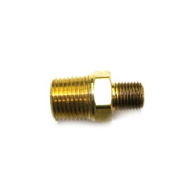 Fitting-1/2" x 1/4" Hex Ctr Brass Nipple
