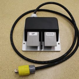 Twin Water Tight Foot Pedal Switch w/ 6 FT Power Cord and Water Tight Plug