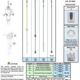 Adapting to Olympus GIF-XP180N Gastroscope