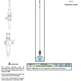 Adapting to Olympus LF-1 Intubation Scope