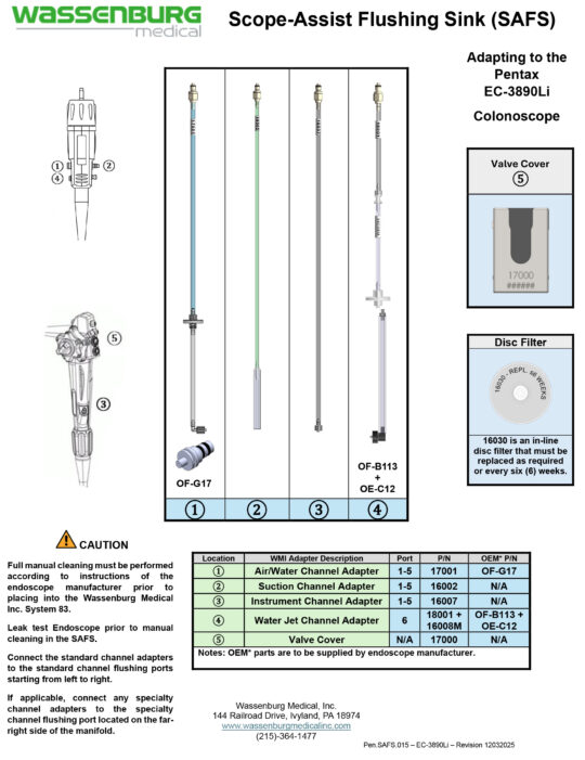 Adapting to Pentax EC-3890Li Colonoscope