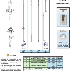 Adapting to Pentax ES-3870K Sigmoidoscope