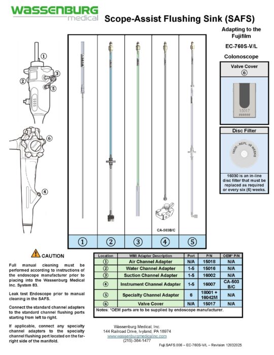 Adapting to Fujifilm EC-860S/L Colonoscope