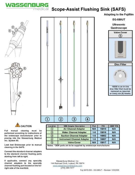 Adapting to Fujifilm EG-580UT Gastroscope