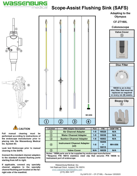 Adapting to Olympus CF-2T160L Colonoscope