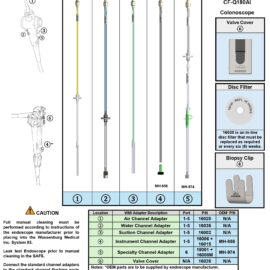 Adapting to Olympus CF-Q180AI Colonoscope