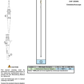 Adapting to Olympus CHF-CB30S Choledochoscope