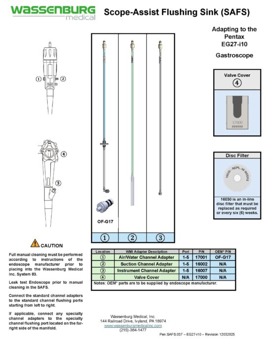 Adapting to Pentax EG27-i10 Gastroscope