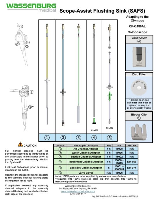 Adapting to Olympus CF-Q180AL Colonoscope