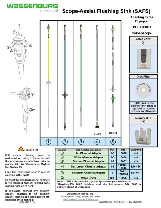Adapting to Olympus PCF-H190TI Colonoscope